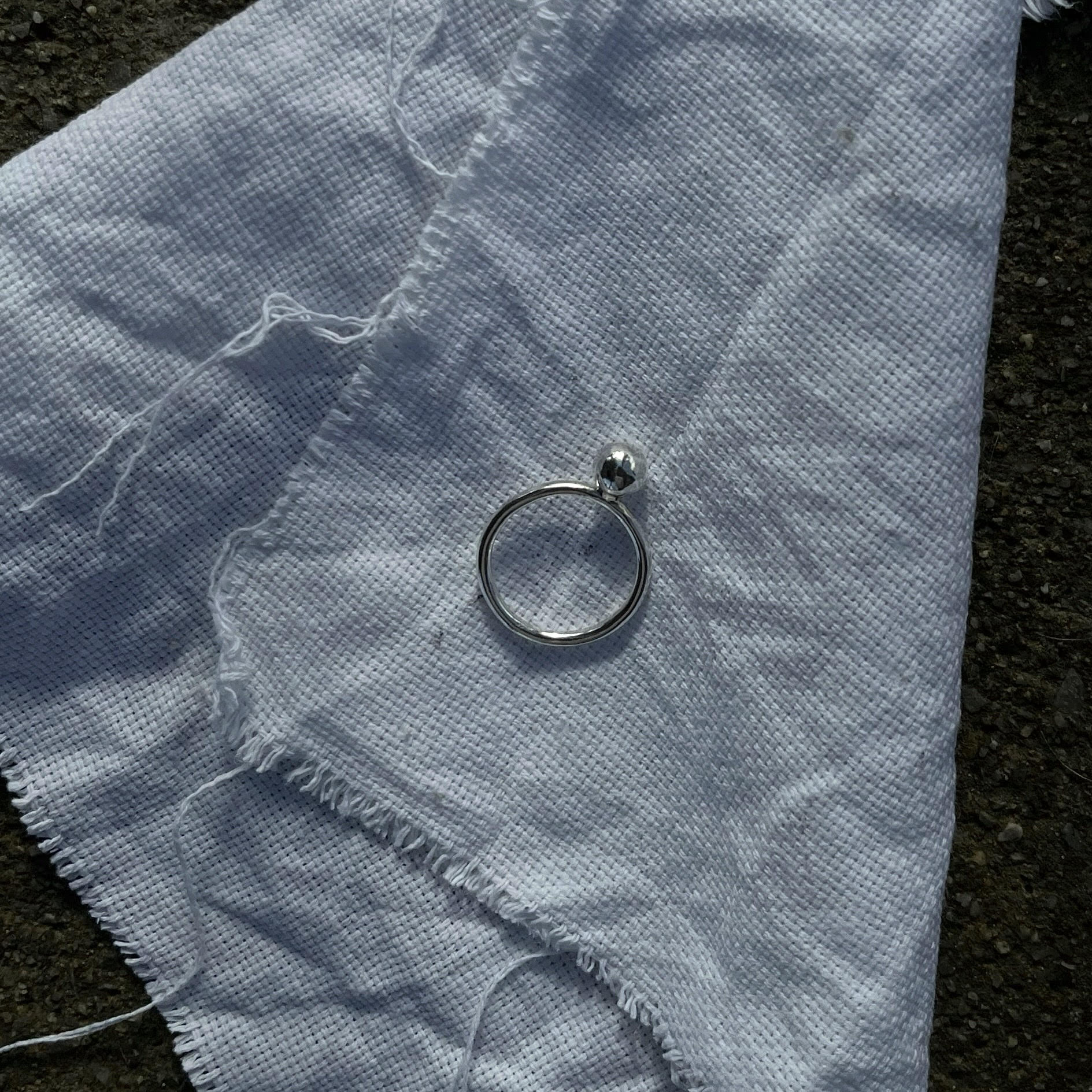 ORIGIN Thin Silver Ring