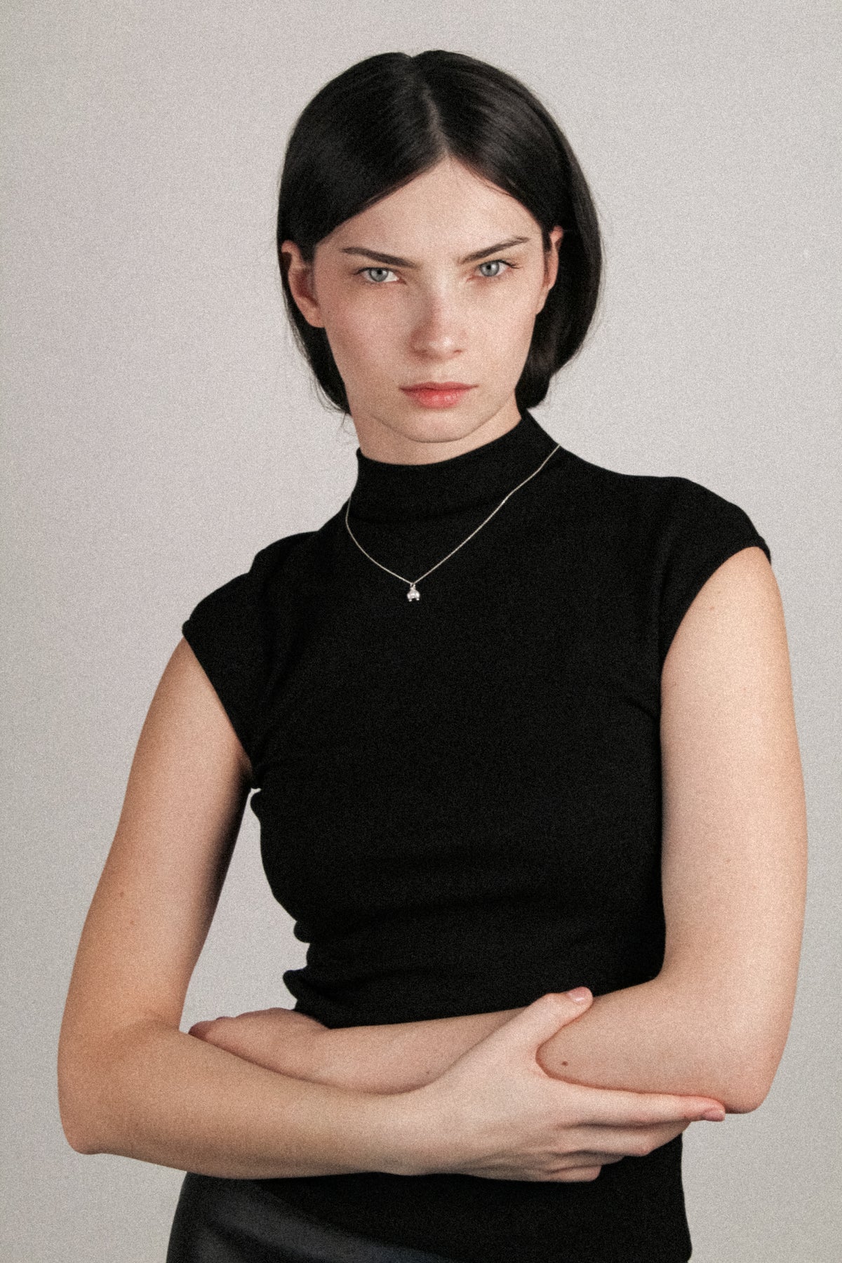 LUPINE Silver Pearl Chain Necklace